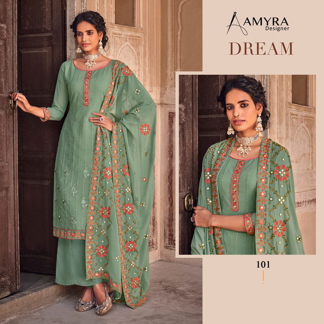 Amyra Dream Fancy Embroidered Wholesale Designer Salwar Suits